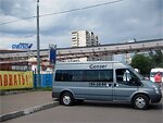 Бесплатный автобус Genser в пункт аренды автомобилей АрендаАвто-длг на ул.Добролюбова