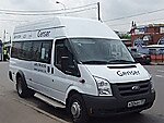 Бесплатный автобус Genser в пункт аренды автомобилей АрендаАвто-длг на Новорязанском шоссе